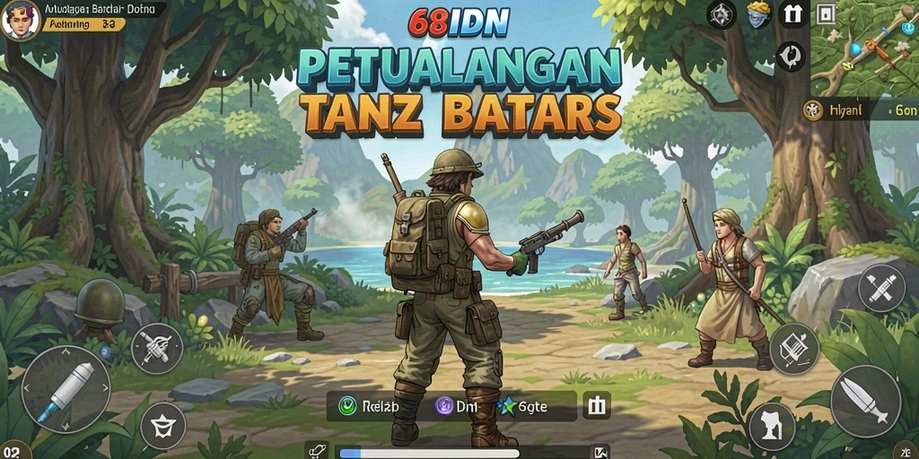 Tampilan rapi dari gameplay dalam dunia terbuka 68IDN.