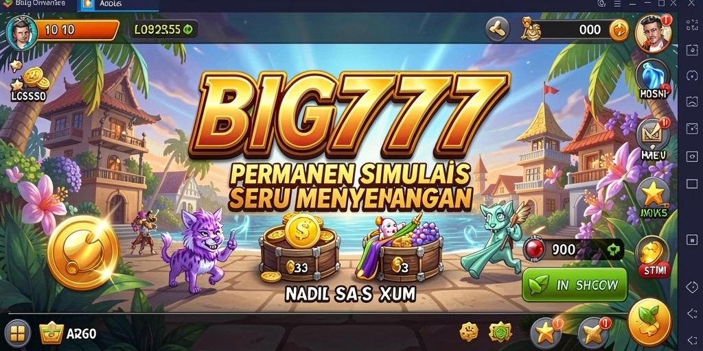 Gameplay seru dari BIG777 dalam mode simulasi yang menantang.