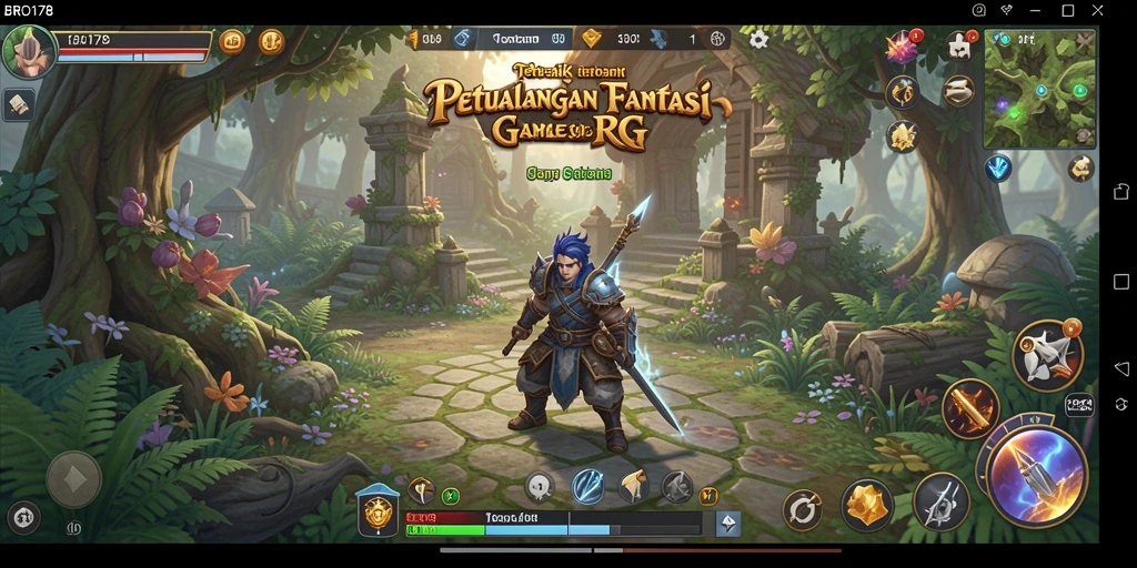 Gameplay BRO178 yang penuh aksi dan strategi RPG.