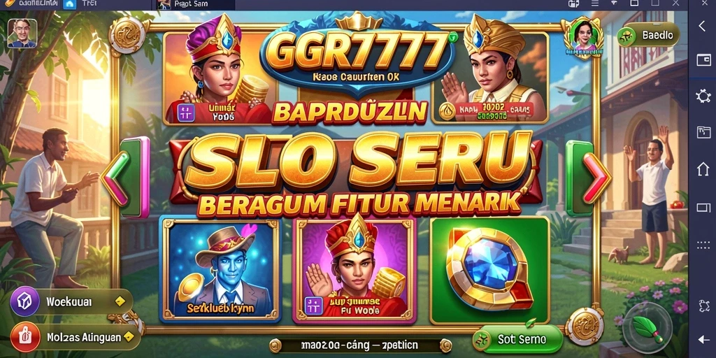 Screenshot gameplay GGR7777 yang menampilkan keseruan slot.