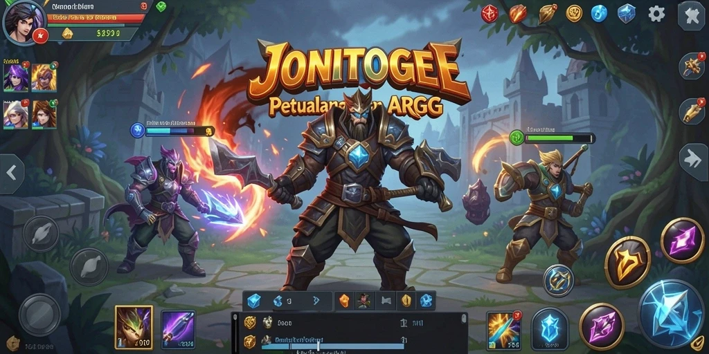 Tampilan gameplay JONITOGEL yang mendebarkan dan penuh aksi.
