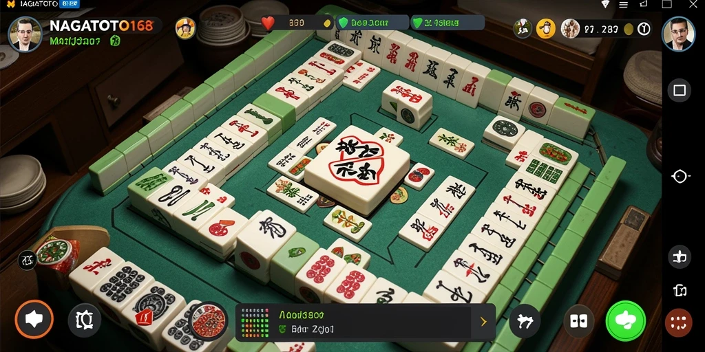 Tampilan gameplay seru NAGATOTO168 menghadirkan Mahjong modern.