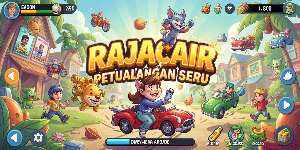 Tampilan gameplay RAJACAIR yang menarik dan penuh aksi.