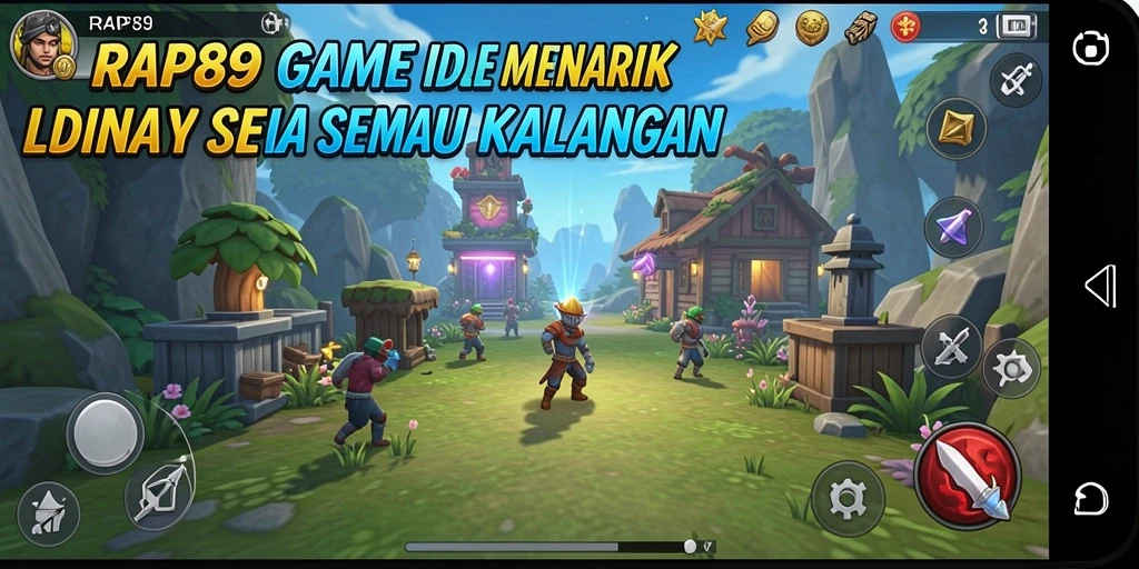 Tampilan gameplay RAP89 yang menampilkan manajemen sumber daya yang menarik.
