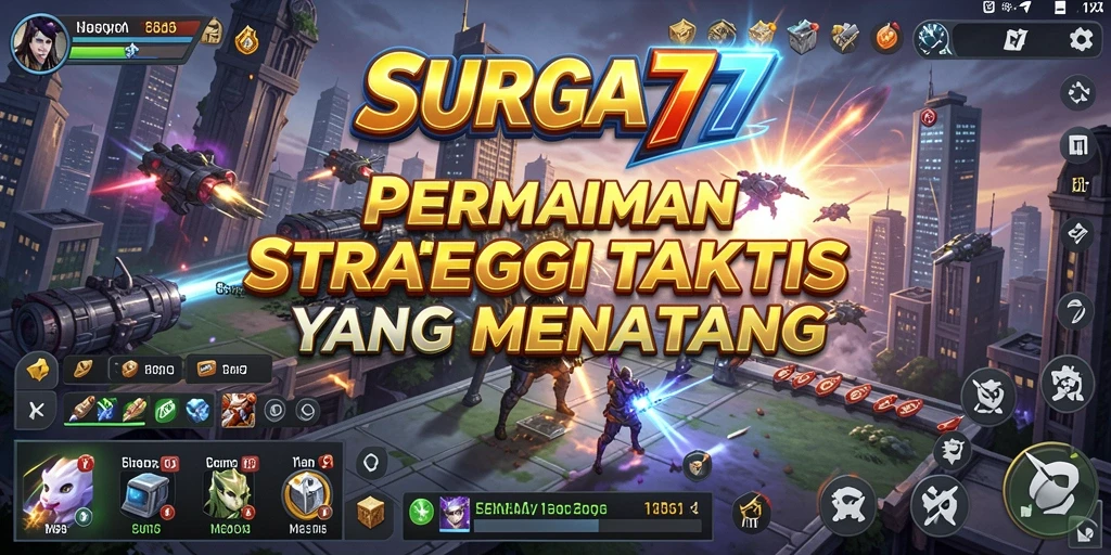 Tangkapan layar SURGA77 menampilkan pertempuran strategi yang mendebarkan dengan grafis yang menawan.